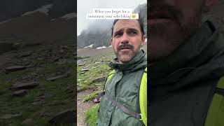 Solo hiking but you forget #solotravel #hiking