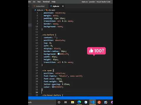 Button Styles in HTML using CSS | Part 4🤝🔔 |#HTML #css  #javascript