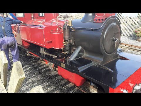 Bure Valley Miniature steam Railway and a Caravan.