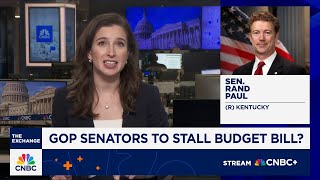 GOP senators to stall budget bill? Here's what we know