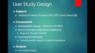 Chinese ESL Student Evaluation of Cross-Language Information Retrieval Systems