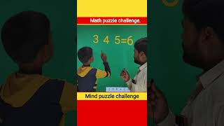 mathematics 🤩puzzle challenge.! #maths #challeger #mathskills #mathstricks