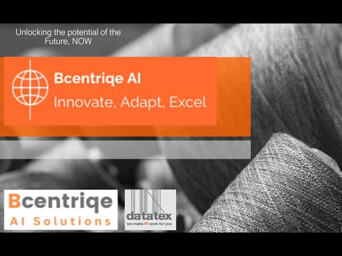 Datatex-Bcentriqe AI solutions showcase at Techtextil expo Frankfurt Germany
