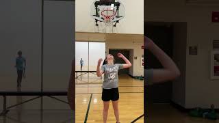 No Chance No Look #trickshots. She got hers in one try. #sheleads