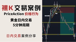 [Price Action]《黄金5分钟周期 日内交易》 | 价格行为 裸K交易 日内交易案例  | 裸K交易课 | 老K的交易课