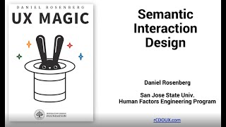 TorCHI | Daniel Rosenberg | UX Magic
