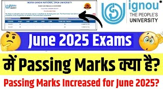 IGNOU Exam Passing Marks For June 2025 Exams | IGNOU Exam Result June 2025 | Passing Marks In IGNOU