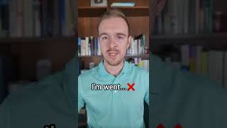 I'm graduated from...❌