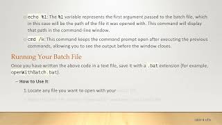 How to Create a Batch File that Opens with Another File and Retrieves Its Path