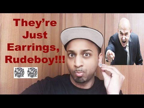 Men Wearing Earrings at Work - Discrimination