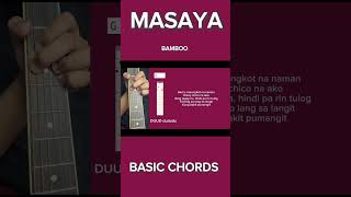Masaya | BASIC CHORDS Guitar Tutorial | Bamboo