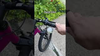 Great way to keep a water bottle on your bike #bike #hacklife #tipsandtricks #hack #hacks