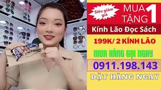 KÍNH LÃO ĐỌC SÁCH MUA 1 TẶNG 1 GỌNG NHỰA CAO CẤP TR-9