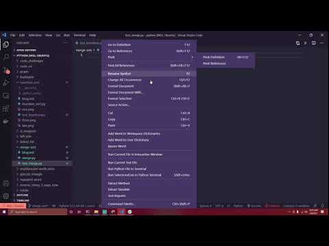 ASMR whispered merge sort python code session