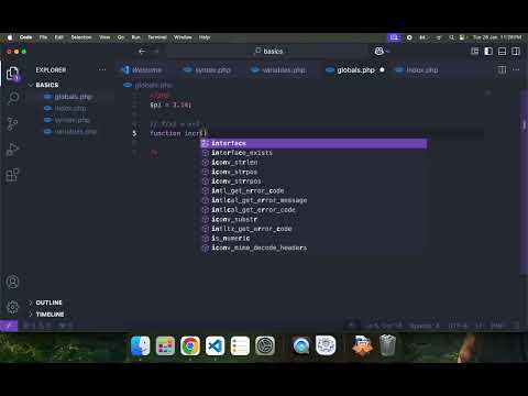 5. Global Variables & Functions | Core PHP Development
