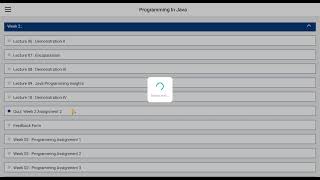Programming in Java week-1 assignment