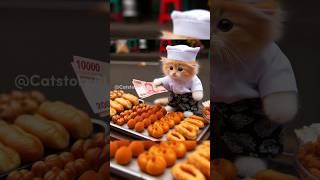 life cycle orange cat in ramadhan. #ai #cats #shorts #story