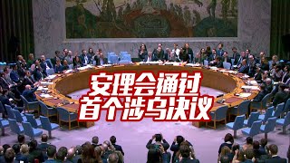 安理会通过首个乌克兰决议 中方发言