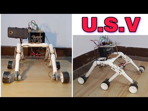 My School Exhibition Project || Unmanned Surveillance Vehicle (U.S.V) || Techie Lagan