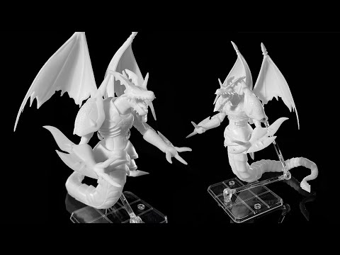 3D打印破灭魔龙兽メギドラモン Megidramon 数码宝贝Digimon白模型未上色树脂