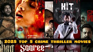 Top 5 bigest 2025 crime thriller suspension mind blowing south movie IMDB 4,5 reting Hindi in mobile