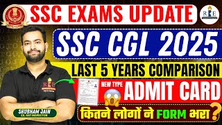 SSC CGL 2025 Competition comparison| New type admit card| All latest SSC Exams 2025 updates
