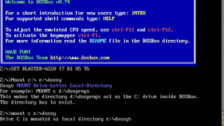 How to - use the CD drive using dosbox 0.74