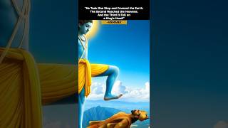 He Asked for 3 Steps and Took the World😱 #shorts #vamanavatar #vishnu #youtubeshorts #story #fyp