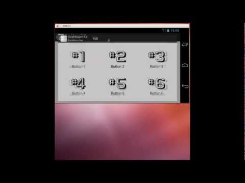 Android Dashboard Ui Demo with LinearLayout