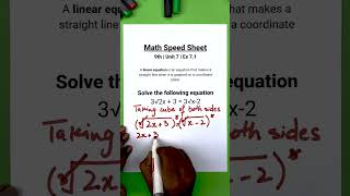 Maths Class | Linear Equations Class 10 | Two Variables Short