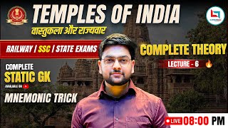 Temples of India Static GK 🔥 Complete Static GK Theory | SSC CGL 2025 | Best Static by Jeet Rana Sir