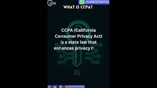 What is CCPA?
