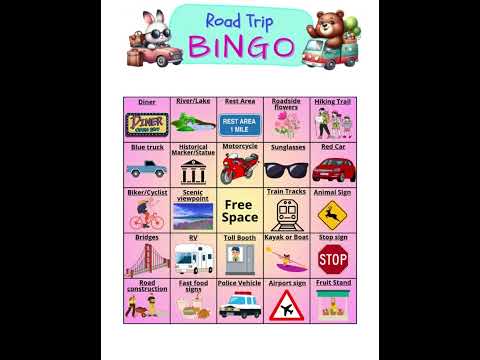 Road Trip Bingo