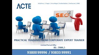 ACTE student review on Digital Marketing