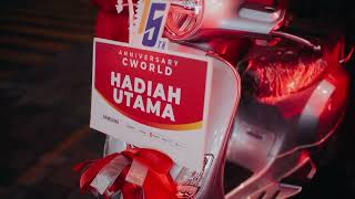 CWORLD 15 Anniversary. Bagi - Bagi Motor untuk Pelanggan Setia Cellular World