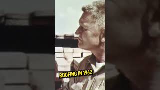 How roofing was done in 1962: A retro construction throwback #retro #construction