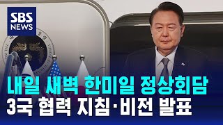 내일 새벽 한미일 정상회담…3국 협력 지침·비전 발표 / SBS