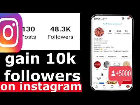 JINSI YA KUONGEZA FOLLOWERS 1000 KWA DAKIKA10 INSTAGRAM #gainfollowersoninstagram#Followers