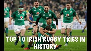 TOP 10 Best Irish Rugby Tries of All Time
