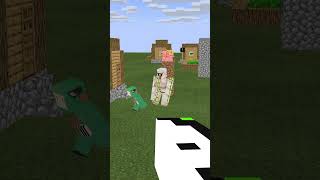 村民：铁傀儡不是保护我们的么？ #minecraft   #搞笑 #我的世界 #minecraftmemes        #animation #dream #technoblade
