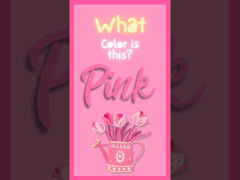 Pink Color Song for Kids 🎀 | Cupcakes, Bunnies & More!”
