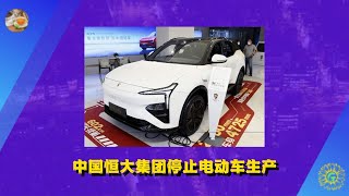 中国恒大集团停止电动车生产  #short #中国房地产巨头#恒大集团#电动汽车停产#经营危机#房地产低谷#订单不足