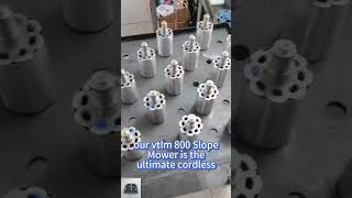 Cordless track-mounted grass cutting machine China manufacturer factory distributor#slopemower
