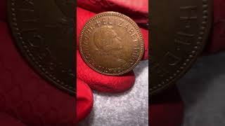 Rare 1963 HALF A PENNY  with minting error available