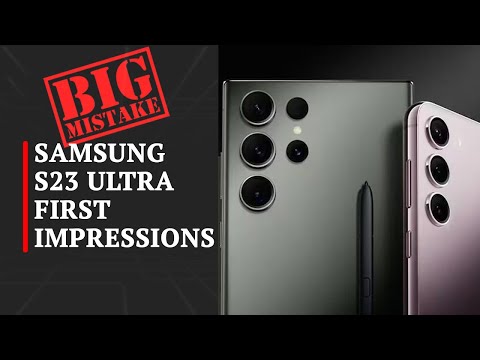 Galaxy S23 / Ultra Impressions / The Samsung S23 Ultra Hands On & First Look⚡What's New? My opinion😱