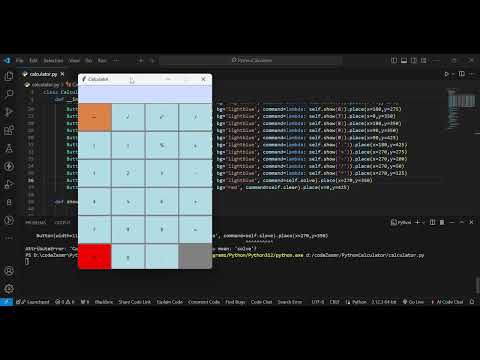 ASMR Coding: Build a GUI Calculator with Python Tkinter | Step-by-Step Tutorial for Beginners