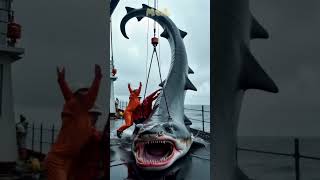 Terrifying Sea Monster Attacks Ship🌊😱#SeaMonster #Terrifying #DeepSeaHorror #ScaryMoment #ViralVideo