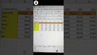 4 Shortcuts To Hide Data In Excel 🔥 | Excel Data Entry Work In Hindi✌️ #shorts exceltricks #bytetech
