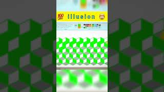 paintpaint  , making illusion, 3D illusion art, computer painting class, ms paint drawing easy