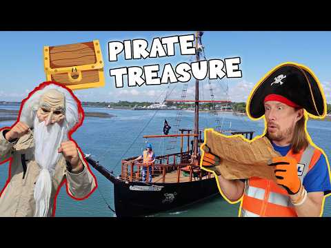 Pirate Ship Adventure with Handyman Hal | Search for Pirate Treasure